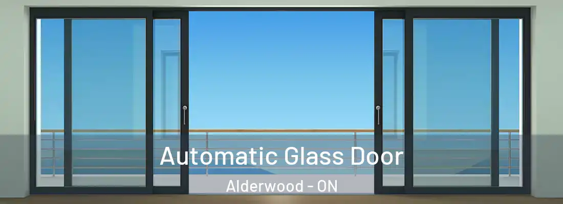  Automatic Glass Door Alderwood - ON