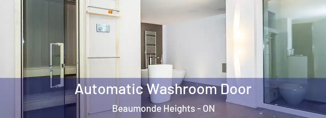  Automatic Washroom Door Beaumonde Heights - ON