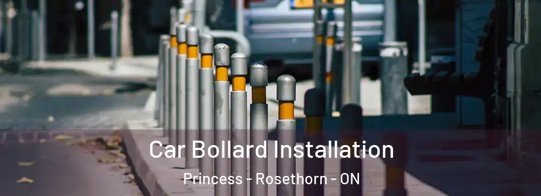  Car Bollard Installation Princess - Rosethorn - ON