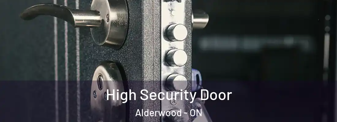  High Security Door Alderwood - ON