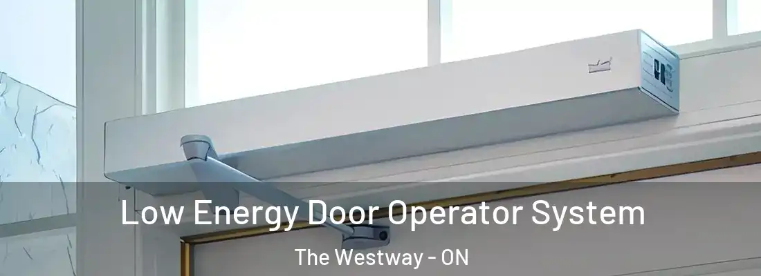  Low Energy Door Operator System The Westway - ON