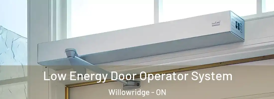  Low Energy Door Operator System Willowridge - ON
