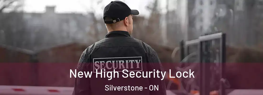  New High Security Lock Silverstone - ON