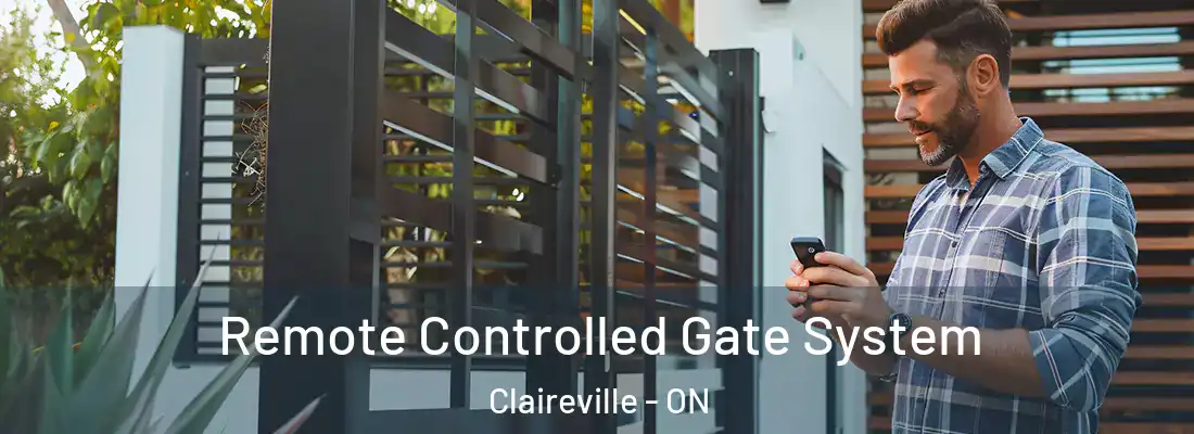  Remote Controlled Gate System Claireville - ON