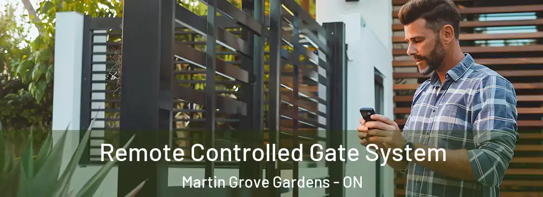  Remote Controlled Gate System Martin Grove Gardens - ON