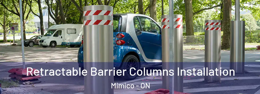  Retractable Barrier Columns Installation Mimico - ON