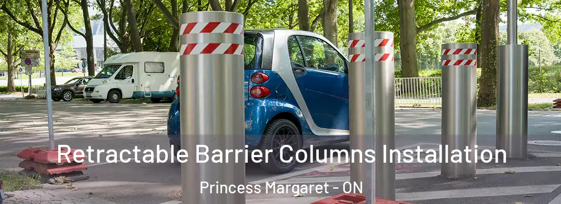  Retractable Barrier Columns Installation Princess Margaret - ON