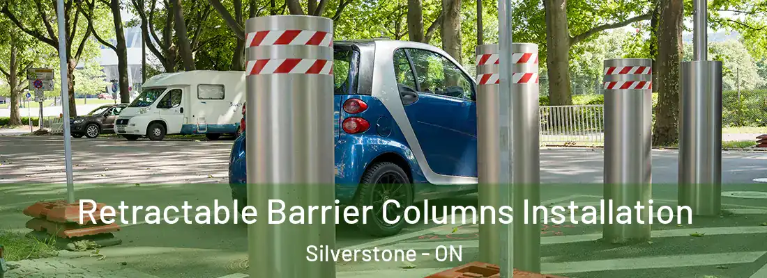  Retractable Barrier Columns Installation Silverstone - ON