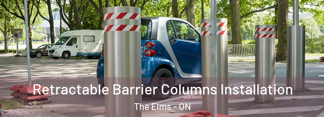  Retractable Barrier Columns Installation The Elms - ON