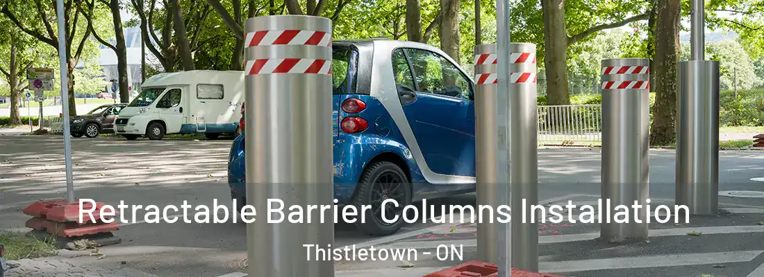  Retractable Barrier Columns Installation Thistletown - ON