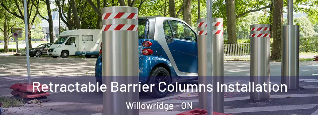  Retractable Barrier Columns Installation Willowridge - ON